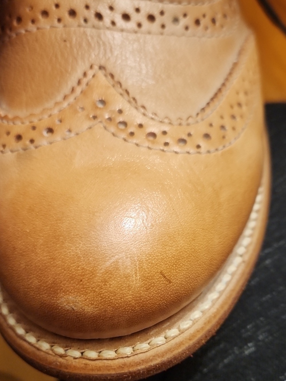 Bed Stu Leather Oxford Rustic Wingtips - Picture 11 of 13